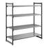 Cambro Camshelving Basics Plus Starter 4VS Shelving Unit – Brushed Graphite