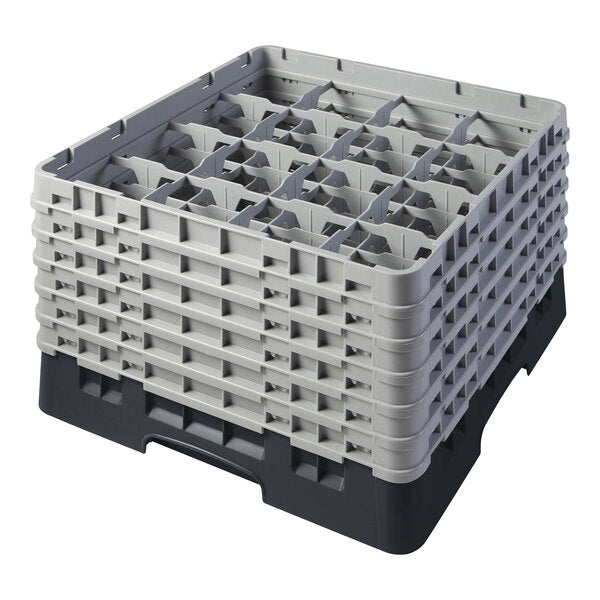 Cambro Camrack 16 Compartment Glass Rack with 11 3/4 Inch Compartments ( Case of 2 )