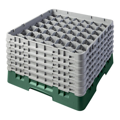 Cambro Camrack® Customizable 49-Compartment 11 3/4" Glass Rack