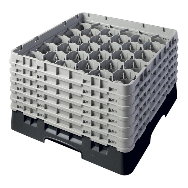 Cambro Camrack 30 Compartment Glass Rack with 11 3/4 Inch Compartments ( Case of 2 )