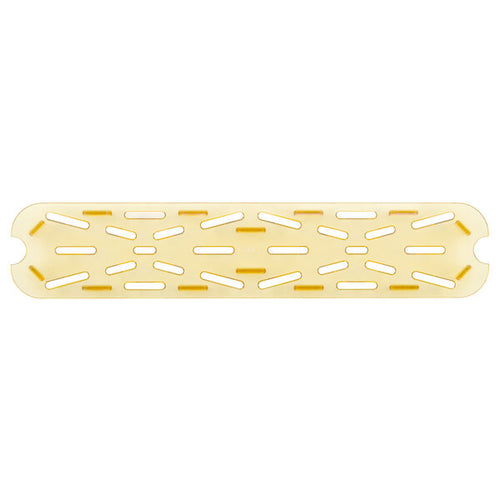 Cambro H Pan Half Size Long High Heat Food Pan Drain Shelf Amber ( Case of 6 )