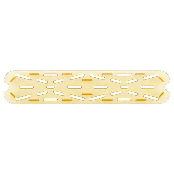 Cambro H Pan Half Size Long High Heat Food Pan Drain Shelf Amber ( Case of 6 )