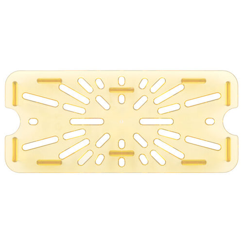 Cambro H Pan One Third Size Drain Shelf Amber ( Case of 6 )