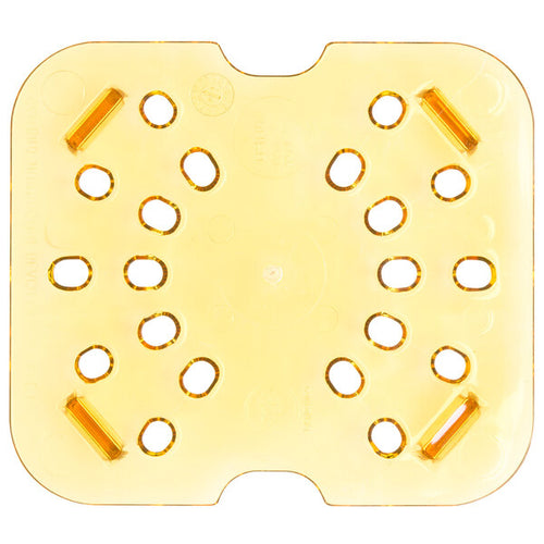 Cambro H Pan One Sixth Size Drain Shelf Amber ( Case of 6 )