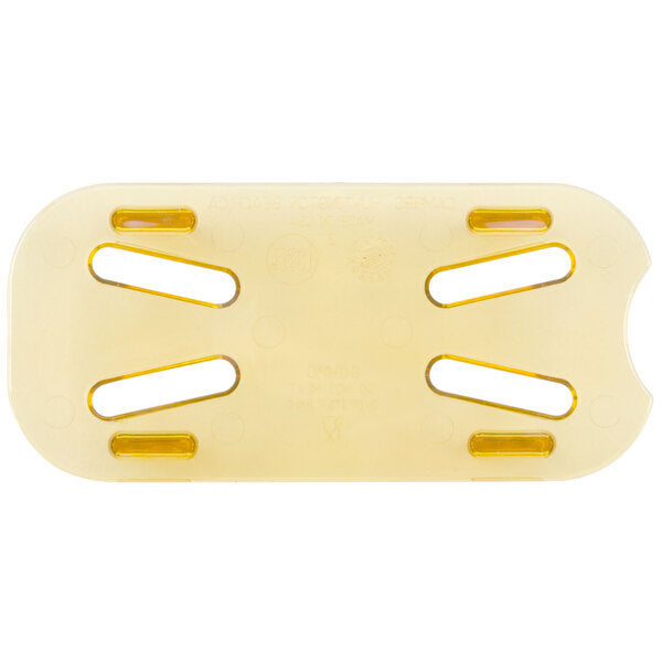 Cambro H Pan One Ninth Size Drain Shelf Amber ( Case of 6 )