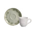 Porto Brasil Bio Coffee Cup With Saucer Stoneware Tropicalia ( Case of 12)