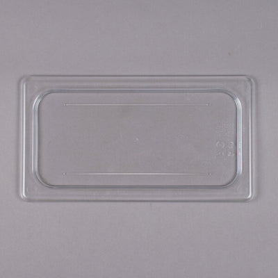 Cambro Camwear One Third Size Food Pan Flat Lid Clear ( Case of 6 )