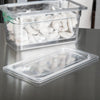 Cambro Camwear One Third Size Food Pan Flat Lid Clear ( Case of 6 )