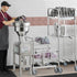 Robot Coupe CL60WS Workstation Continuous Feed Food Processor with Full Moon Pusher Feed, Bulk Feed & 16 Discs