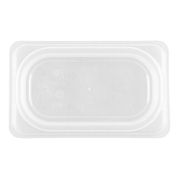 Cambro Camwear One Ninth Size Seal Cover Translucent ( Case of 6 )