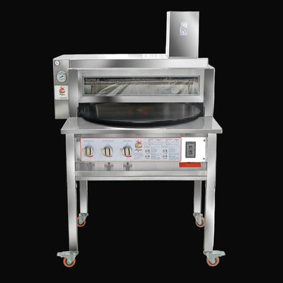 Angaar CA-30 Deluxe 30" Rotating Gas Tandoor Roti Naan Pita Bread Oven SGS Certified - Made in UK