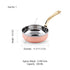 Indian-style copper and steel fry pan for curries, gravies, and festive meals