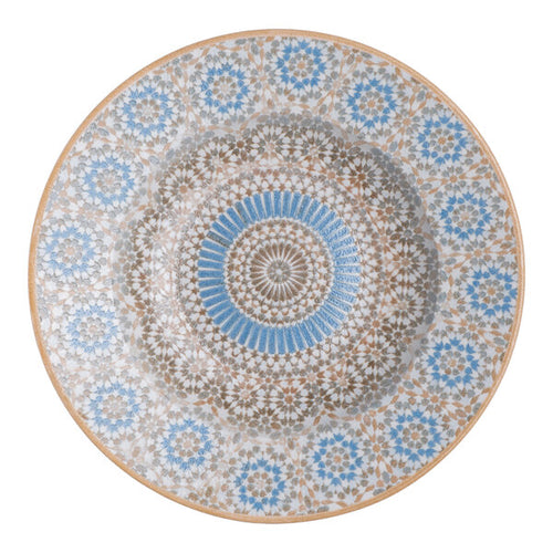 Ariane Cruise Tangier 10 1/4" Round Porcelain Bowl with Ivory Exterior ( Case Of 6 )