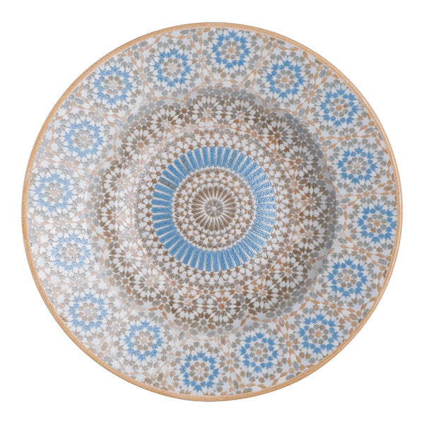 Ariane Cruise Tangier 10 1/4" Round Porcelain Bowl with Ivory Exterior ( Case Of 6 )