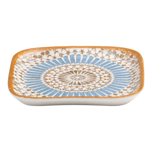 Ariane Cruise Tangier 4 1/2" Square Porcelain Plate ( Case Of 18 )