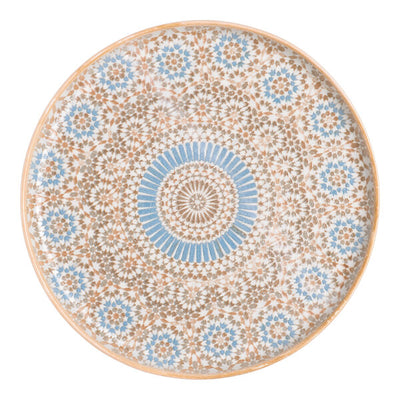 Ariane Cruise Tangier Round Porcelain Raised Rim Plate ( Case Of 4 )