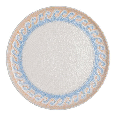 Ariane Cruise Athena Round White Porcelain Raised Rim Plate ( Case Of 4 )