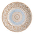 Ariane Cruise Tangier Round Porcelain Plate with Ivory Exterior ( Case Of 18 )