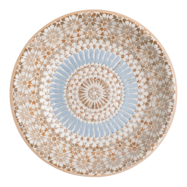 Ariane Cruise Tangier Round Porcelain Plate with Ivory Exterior ( Case Of 18 )