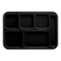 Cambro Camwear 10 x 14 Six Compartment School Cafeteria Tray ( Case of 24 )