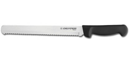 Dexter Russell Basics 12" Scalloped Slicer Black Handle 31605B P94805B