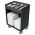 Cambro Tray and Silverware Cart with Protective Vinyl Cover