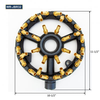 Jet Burner w/32 Round Tips GSW WR-JBR32LP, 9.2 lbs, LP