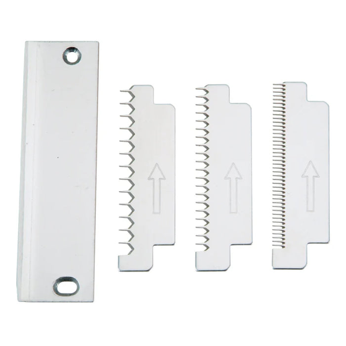 Winco VTS-3GBS 3pc Serrated Blade Set for VTS-3G: Coarse, Medium, Fine (Price/Set)