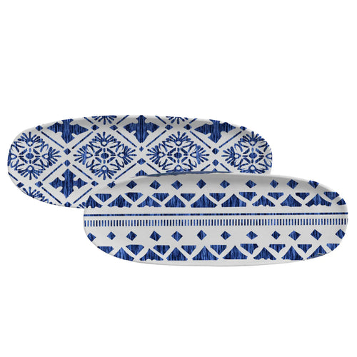 Porto Brasil Shallow Oval Platter Stoneware Maya ( Case of 12)