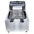 Omcan CE-CN-0006-D 6 Qt (7 Liters) Single Countertop Electric Fryer – 220V, 1Ph, 2500W