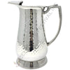 Stainless Steel Hammered Maharaja Water Pitcher with Ice Guard – Elegant Serveware for Home & Restaurants