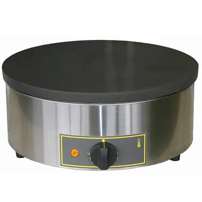 Equipex Roller Grill 350FE/400FE Commercial Electric Single Crepe Maker with Enameled Cast Iron Plates – 120v or 208/240v