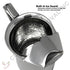 Royal-style stainless steel water pitcher with built-in ice catcher
