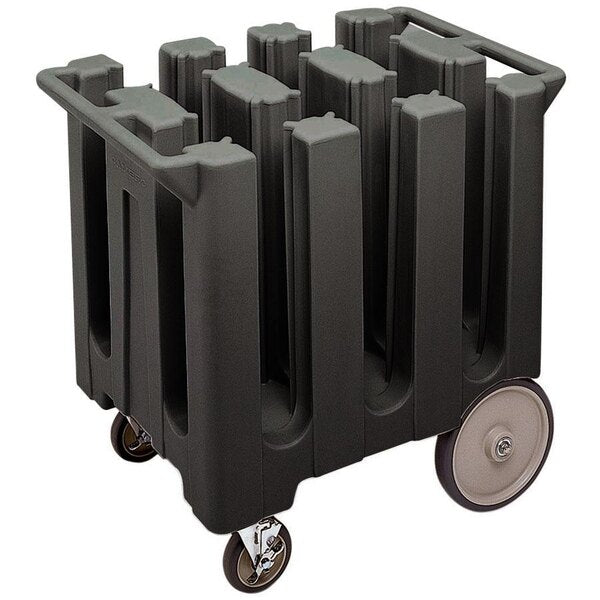 Cambro Commercial Enclosed Dish Cart for Safe Plate Storage and Transport