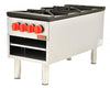 Omcan CE-CN-1060-S Dual Burner Stock Pot Range 200,000 BTU – Natural Gas with LP Conversion Kit