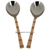 Copper & Stainless Steel Table Spoon / Serving Spoon – 8" Round or Oval Shape (Price per Dozen)