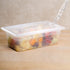 Cambro Translucent One Third Size Food Pan Lid with Handle and Spoon Notch ( Case of 6 )