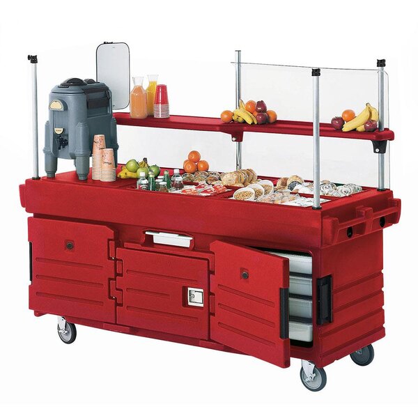 Cambro Kiosk Six Panel Serving Station for Commercial Foodservice
