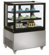 Omcan RS-CN-0370-S 48-inch Square Edge Refrigerated Floor Display Case with 13 cu.ft./370 L Capacity