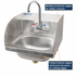 GSW HS-1615S-N Wall Mount Hand Sink with Protective Edge Welded Splash Guards
