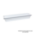 Thunder Group Melamine Western 2/4 40MM/ 1 1/2" DEEP MELAMINE GN PAN, Pack of 6