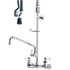 Krowne 17-108WL Royal Series Low Lead Wall Mount Pre Rinse With 44" Hose, 8" Centers