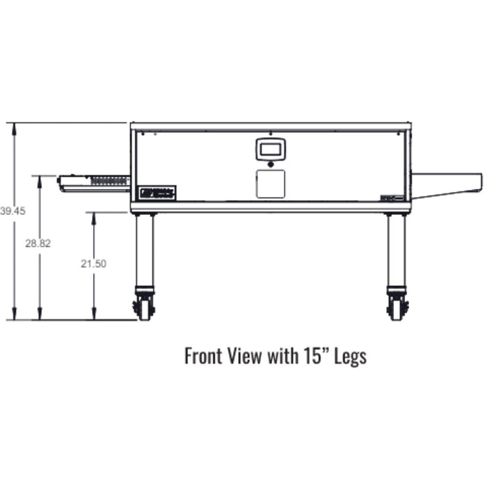 Middleby Marshall DZ55T CTX Electric Infrared Conveyor Oven - Single/Double/Triple/Quad Stack options Available