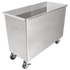 Commercial Stainless Steel Flour Bin with 2 Sliding Lids