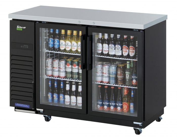 Turbo Air TBB-24-48SGD-N Super Deluxe Narrow Back Bar Cooler, 12.2 cu.ft.