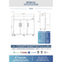 Dukers Reach-Ins Refrigerator D83AR Commercial 3-Door Top Mount Refrigerator in Stainless Steel