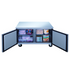 Dukers Undercounter Freezer DUC48F 2-Door Undercounter Freezer in Stainless Steel