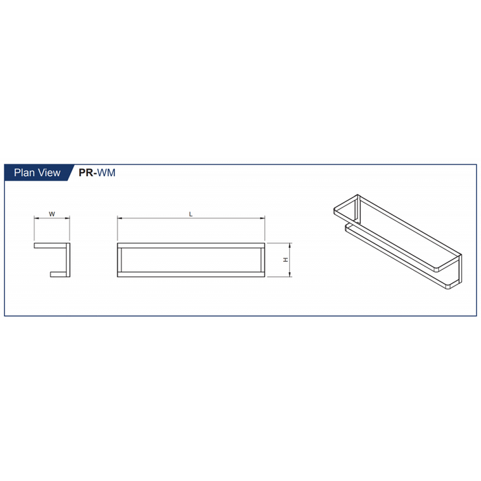 GSW Stainless Steel Double Wall Mount Pot Rack