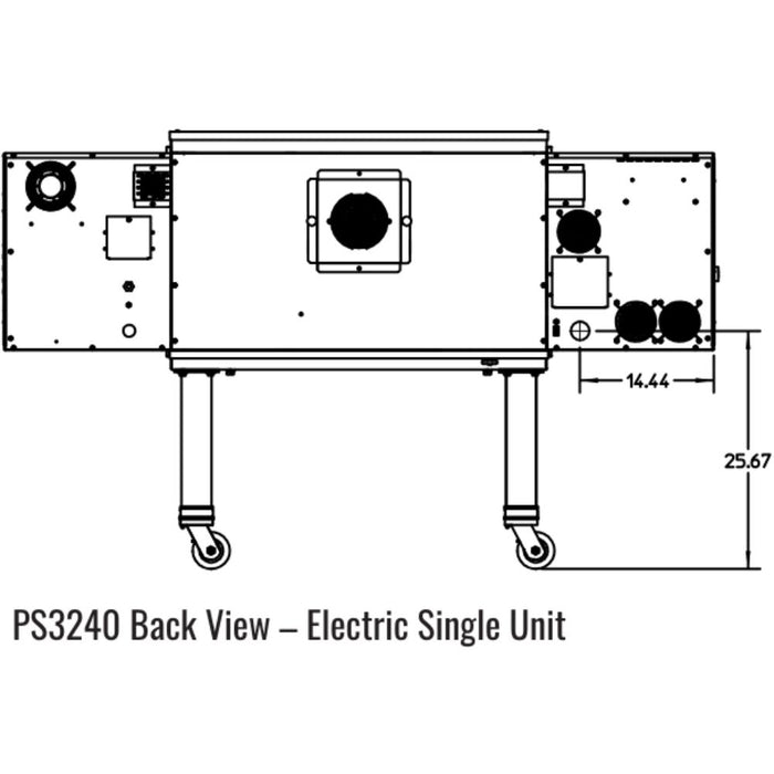 Middleby Marshall PS3240 Traditional Impingement Conveyor – 40″ Cook Chamber - Single/Double/Triple Stack options Available