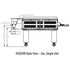 Middleby Marshall X55GWB X-Series Wide Body Gas Conveyor Oven - Single/Double/Triple Stack options Available